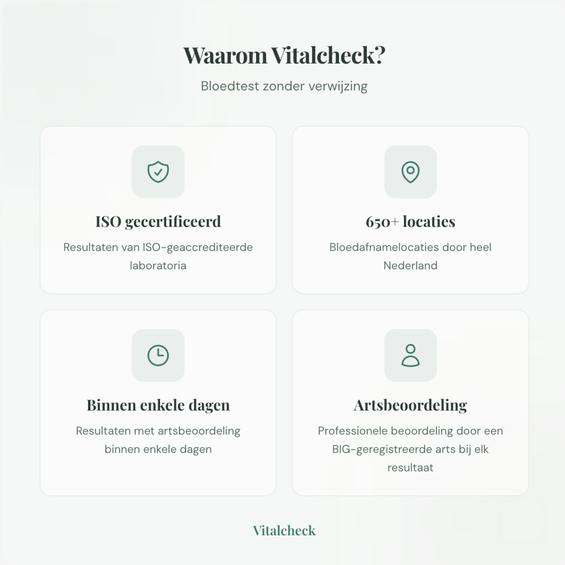 Waarom kiezen voor Vitalcheck?